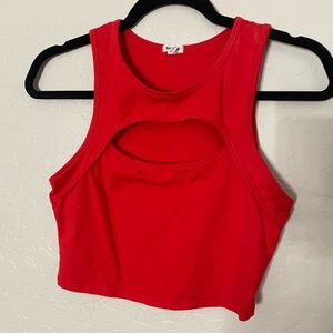 GARAGE Red Crop Top